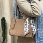 کیف دوشی طرح بافت (حصیری)